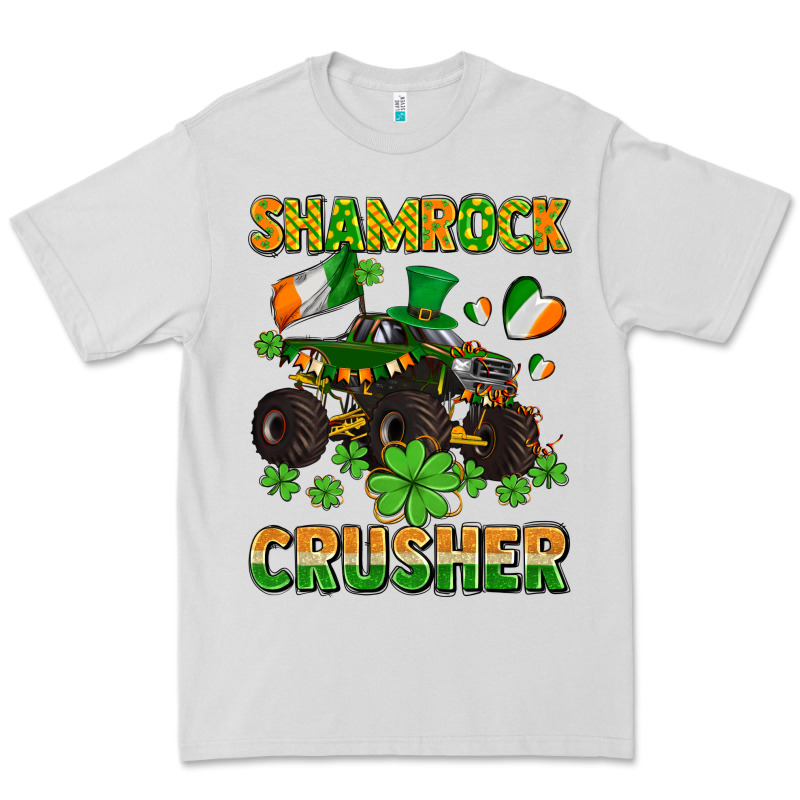 Shamrocks Crusher Monster Truck With Shamrocks Premium Tee by AdoDesignShop | Teevron