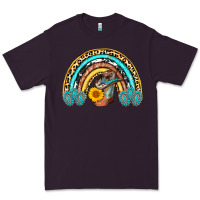 Plum cowboy boots and hat rainbow Premium Tee - AdoDesignShop