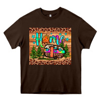 Chocolate Brown home Heavy Core Tee - JahusDesignShop
