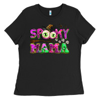 Black spooky mama Ladies Tee - AdoDesignShop