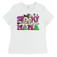 White spooky mama Ladies Tee - AdoDesignShop