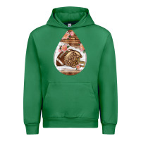Emerald american football and western roses teardrop Urban Hoodie - BundleAndBundleShop