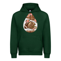 Forest Green american football and western roses teardrop Urban Hoodie - BundleAndBundleShop