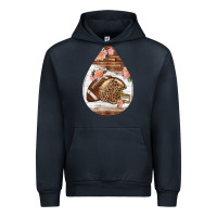 Navy american football and western roses teardrop Urban Hoodie - BundleAndBundleShop