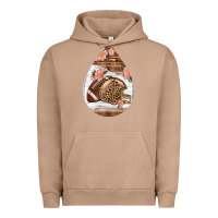 Pigment Burro american football and western roses teardrop Urban Hoodie - BundleAndBundleShop