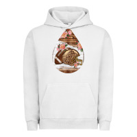 Pigment Lunar Rock american football and western roses teardrop Urban Hoodie - BundleAndBundleShop