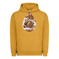 Pigment Peanut Butter american football and western roses teardrop Urban Hoodie - BundleAndBundleShop