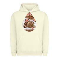 Pigment Pistachio american football and western roses teardrop Urban Hoodie - BundleAndBundleShop