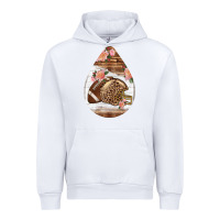 White american football and western roses teardrop Urban Hoodie - BundleAndBundleShop
