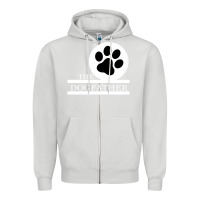Dove Grey The Dog Father Zipper Hoodie - Bettercallsaul