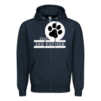 Navy The Dog Father Zipper Hoodie - Bettercallsaul