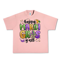 Salmon happy mardi gras y'all Urban Heavy Tee - MaliasSmallBusiness