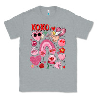 Heather Grey cute valentines day Classic Tee - MaliasSmallBusiness
