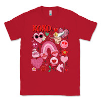 Red cute valentines day Classic Tee - MaliasSmallBusiness
