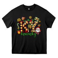 Black ky kentucky christmas Heavy Core Tee - AdoDesignShop