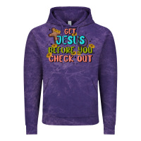 Cloud Purple get jesus before you check out Vintage Hoodie - MaliasSmallBusiness