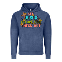 Vintage Denim get jesus before you check out Vintage Hoodie - MaliasSmallBusiness