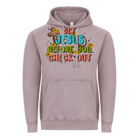 Vintage Zinc get jesus before you check out Vintage Hoodie - MaliasSmallBusiness