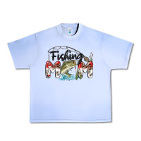 Grape Ice fishing mom Urban Heavy Tee - MaliasSmallBusiness