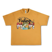 Peanut Butter fishing mom Urban Heavy Tee - MaliasSmallBusiness