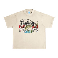 Sandshell fishing mom Urban Heavy Tee - MaliasSmallBusiness