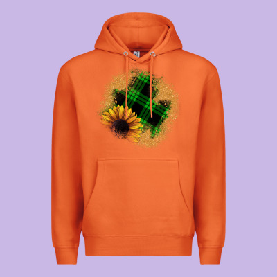 Sunflower Christmas Patch Premium Hoodie Designed By Jahusdesignshop