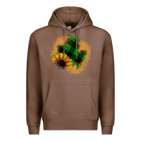 Chestnut sunflower christmas patch Premium Hoodie - JahusDesignShop