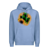 Colony Blue sunflower christmas patch Premium Hoodie - JahusDesignShop