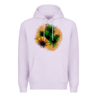 Lilac sunflower christmas patch Premium Hoodie - JahusDesignShop