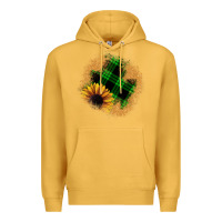 Mustard sunflower christmas patch Premium Hoodie - JahusDesignShop