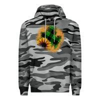 Slate Camo sunflower christmas patch Premium Hoodie - JahusDesignShop