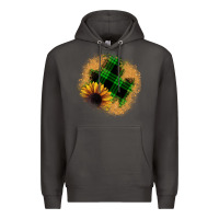 Smoke sunflower christmas patch Premium Hoodie - JahusDesignShop
