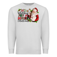 Dove Grey we whiskey you a merry christmas Premium Sweatshirt - CowGirlArtShop