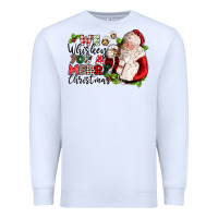 White we whiskey you a merry christmas Premium Sweatshirt - CowGirlArtShop