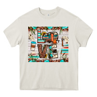 Cream love camp Heavy Core Tee - JahusDesignShop