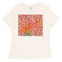 Bone orange leopard glitter Ladies Tee - JahusDesignShop