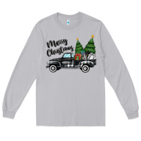 Moon Dust merry christmas truck Long Sleeve Tee - MaliasSmallBusiness