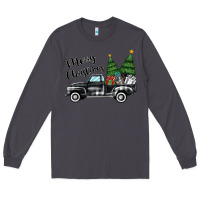 Smoke merry christmas truck Long Sleeve Tee - MaliasSmallBusiness