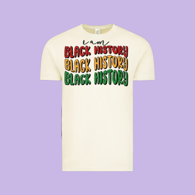 I Am Black History Vintage Tee Designed By Maliassmallbusiness