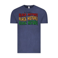 Vintage Denim i am black history Vintage Tee - MaliasSmallBusiness
