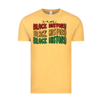 Vintage Mustard i am black history Vintage Tee - MaliasSmallBusiness