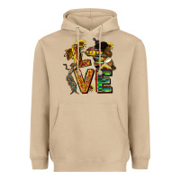 Mushroom love juneteenth africa Heavyweight Hoodie - CowGirlArtShop