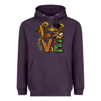 Plum love juneteenth africa Heavyweight Hoodie - CowGirlArtShop