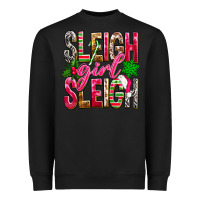 Black Sleigh girl sleigh Heavyweight Sweatshirt - NancyCooperArtShop
