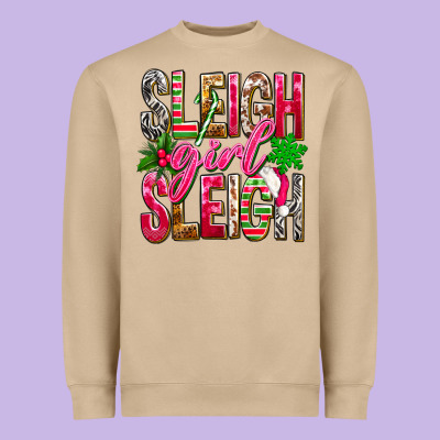 Sleigh Girl Sleigh Heavyweight Sweatshirt Designed By Nancycooperartshop