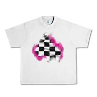 Lunar Rock race flag glitter patch Urban Heavy Tee - AdoDesignShop