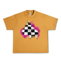 Peanut Butter race flag glitter patch Urban Heavy Tee - AdoDesignShop