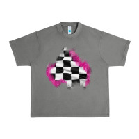 Tornado race flag glitter patch Urban Heavy Tee - AdoDesignShop