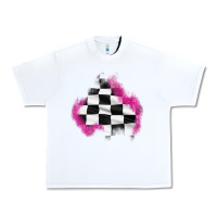 White race flag glitter patch Urban Heavy Tee - AdoDesignShop