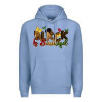 Colony Blue black is beautiful Premium Hoodie - CowGirlArtShop